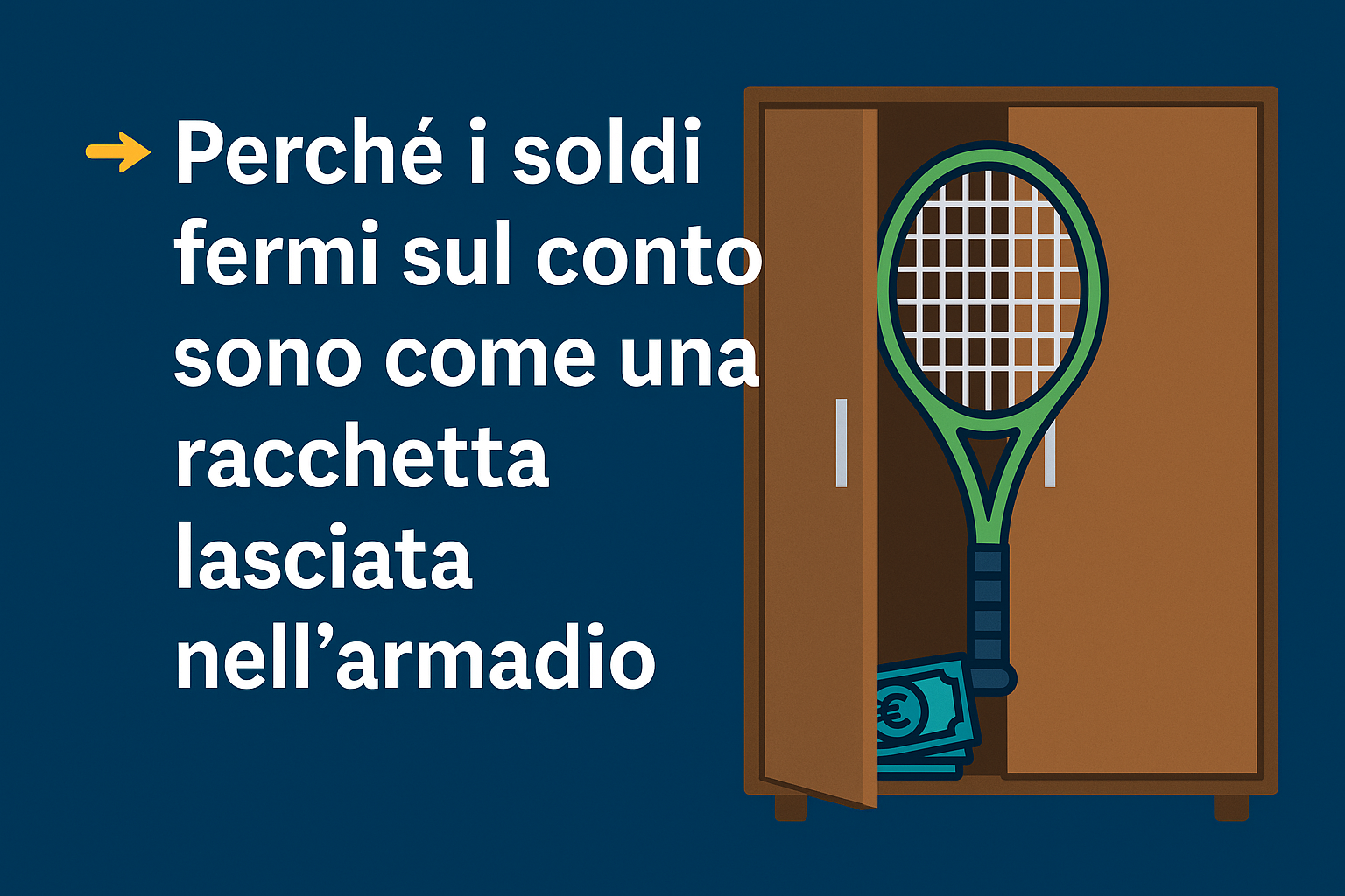 👉 Soldi fermi sul conto: perché è rischioso e come farli fruttare